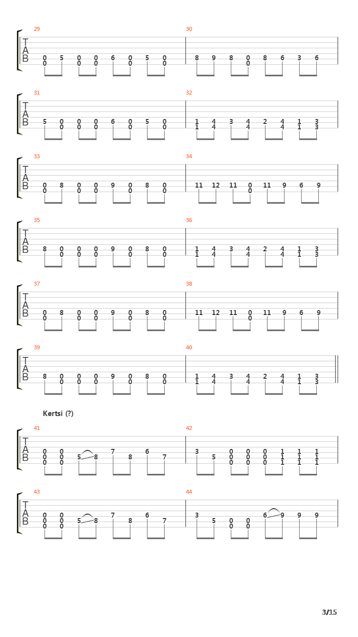 Pshychotic吉他谱