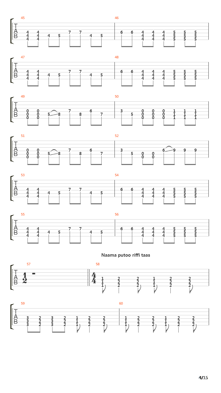 Pshychotic吉他谱