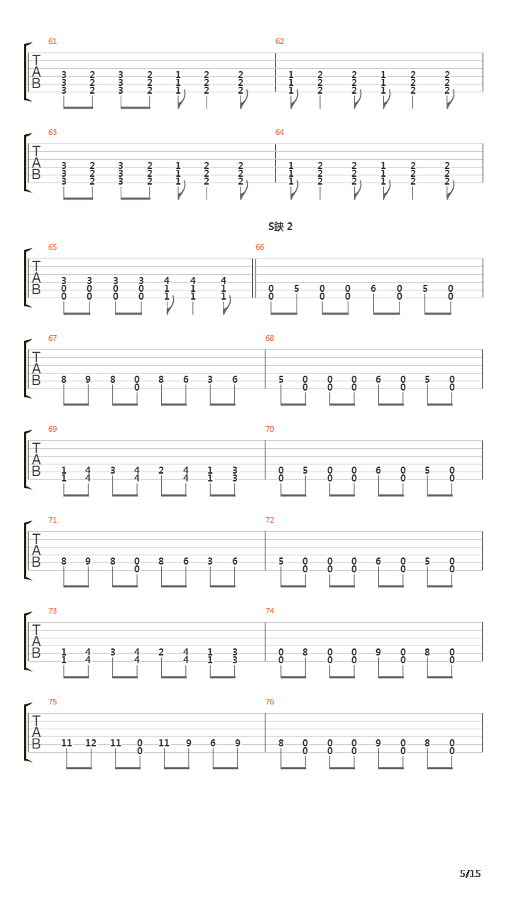 Pshychotic吉他谱