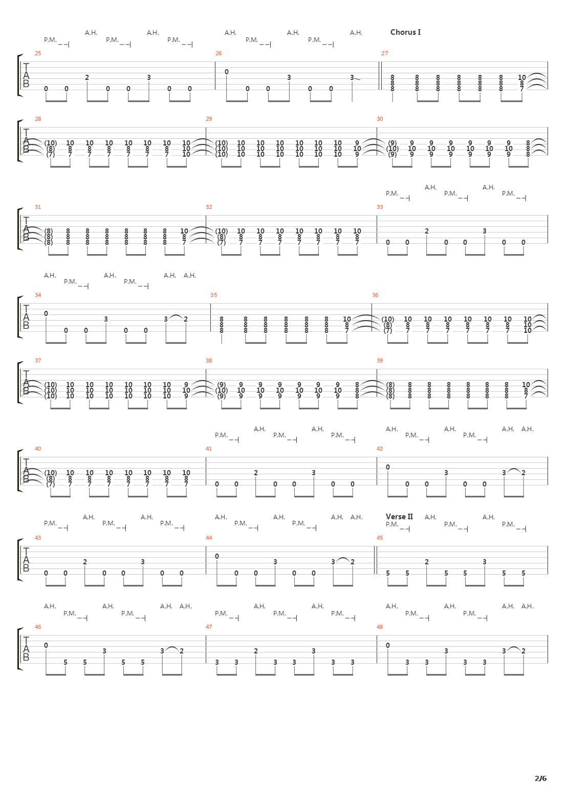 Hyperdrive吉他谱