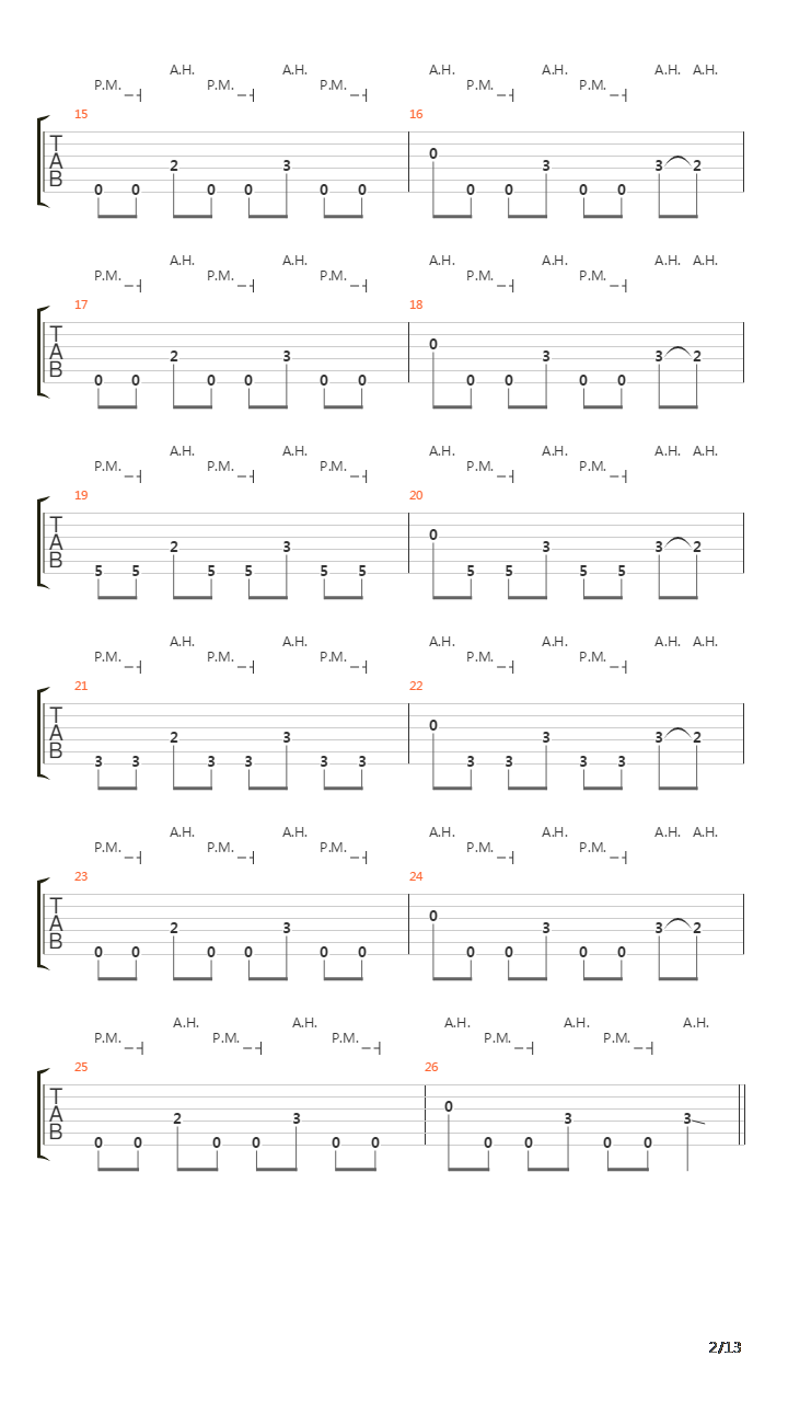 Hyperdrive吉他谱