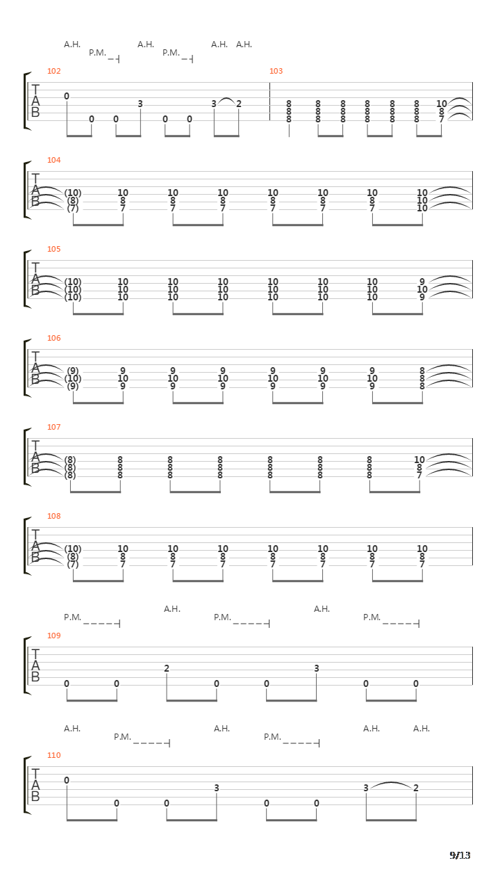 Hyperdrive吉他谱