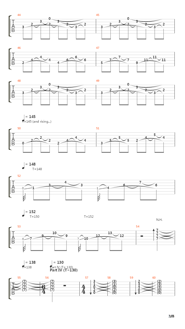 Tristram吉他谱