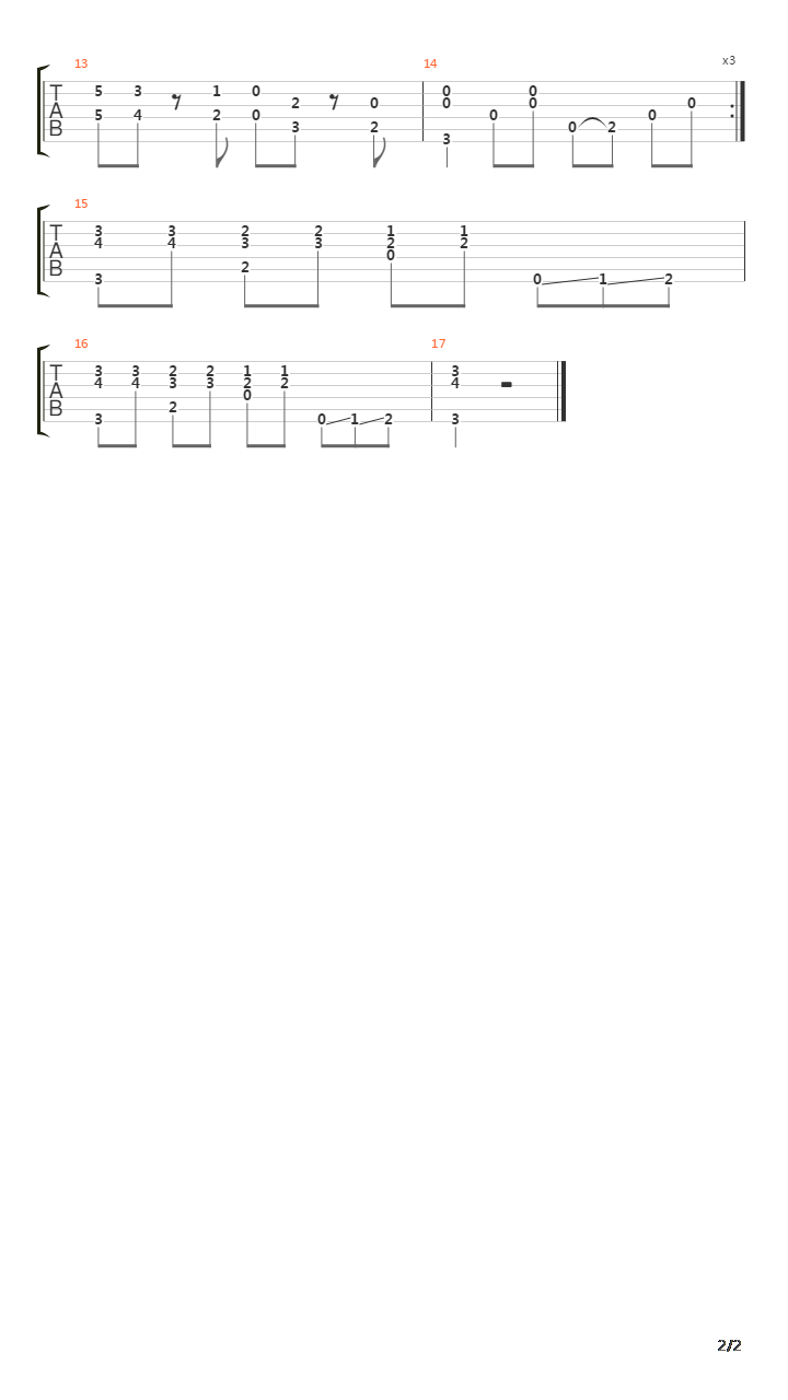 Sacré Géranium吉他谱