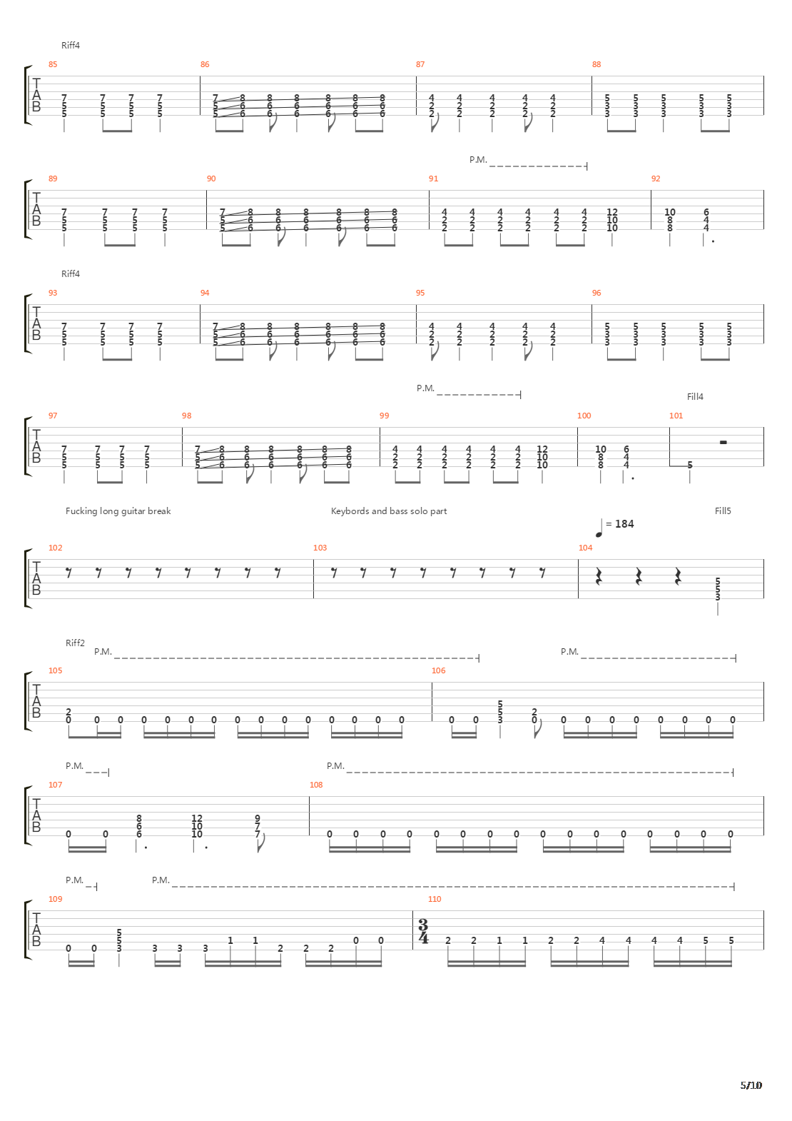 Architecture Of A Genocidal Nature吉他谱