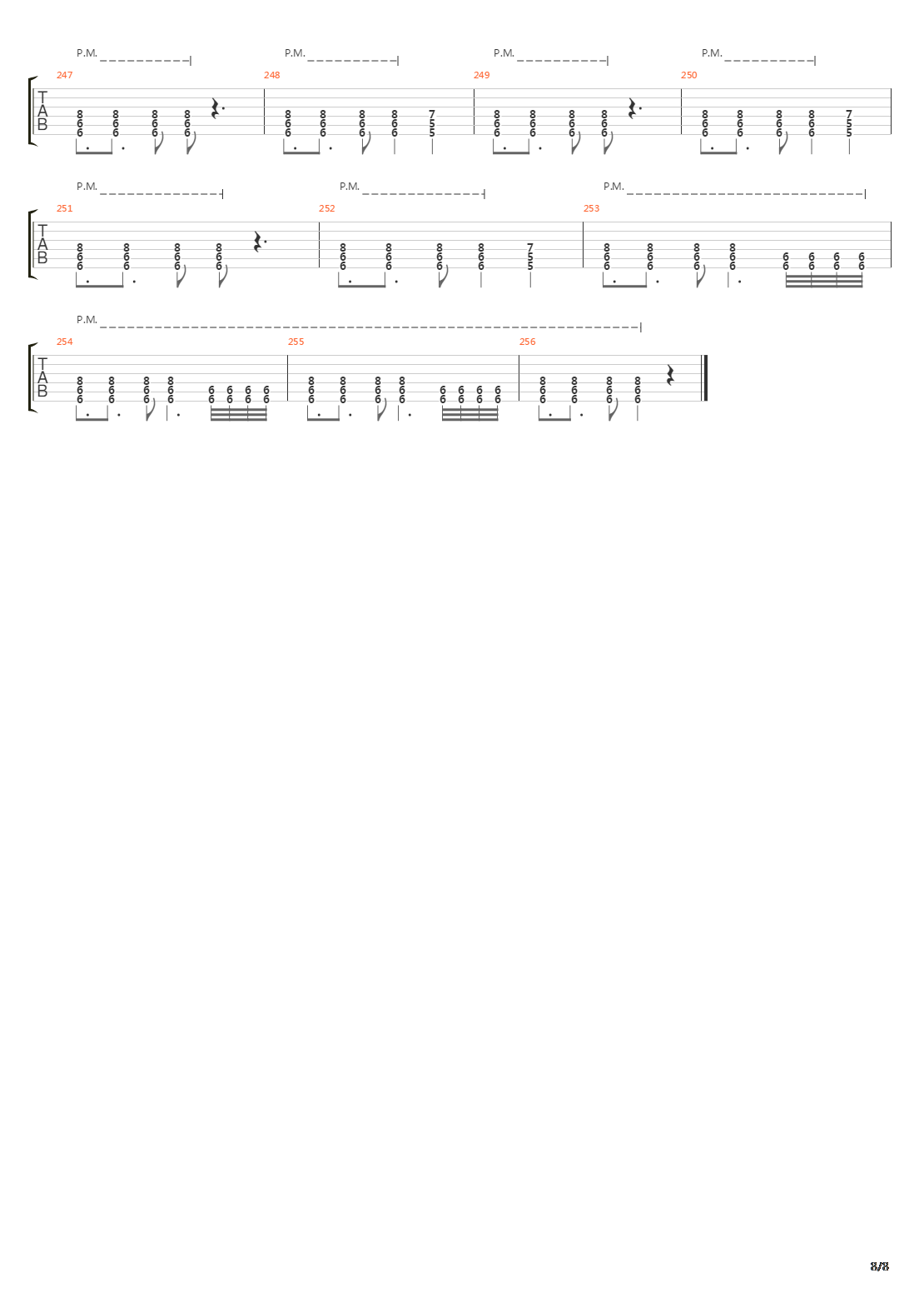 Progenies Of The Great Apocalypse吉他谱