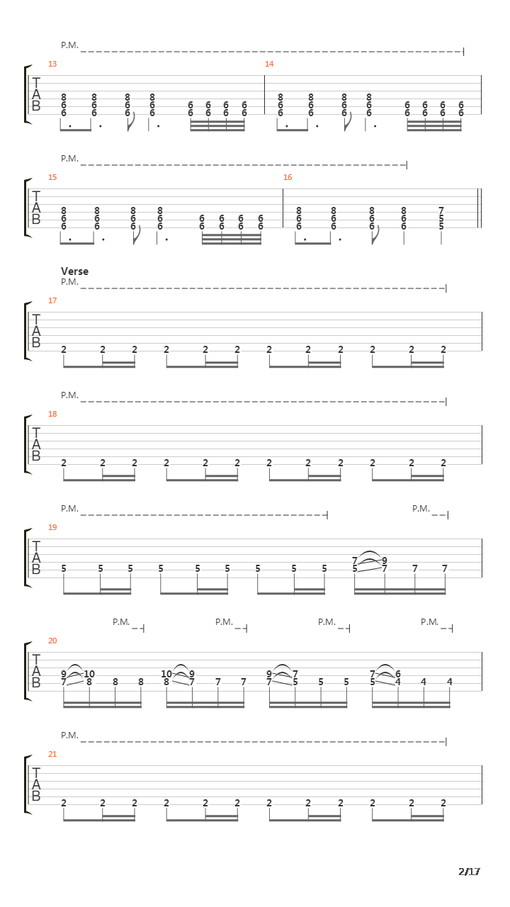 Progenies Of The Great Apocalypse吉他谱