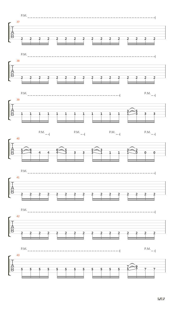 Progenies Of The Great Apocalypse吉他谱