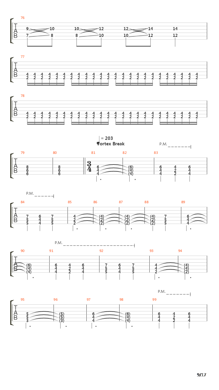 Progenies Of The Great Apocalypse吉他谱