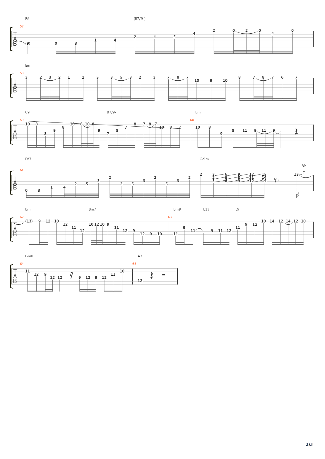 Melodie Au Crepuscule吉他谱