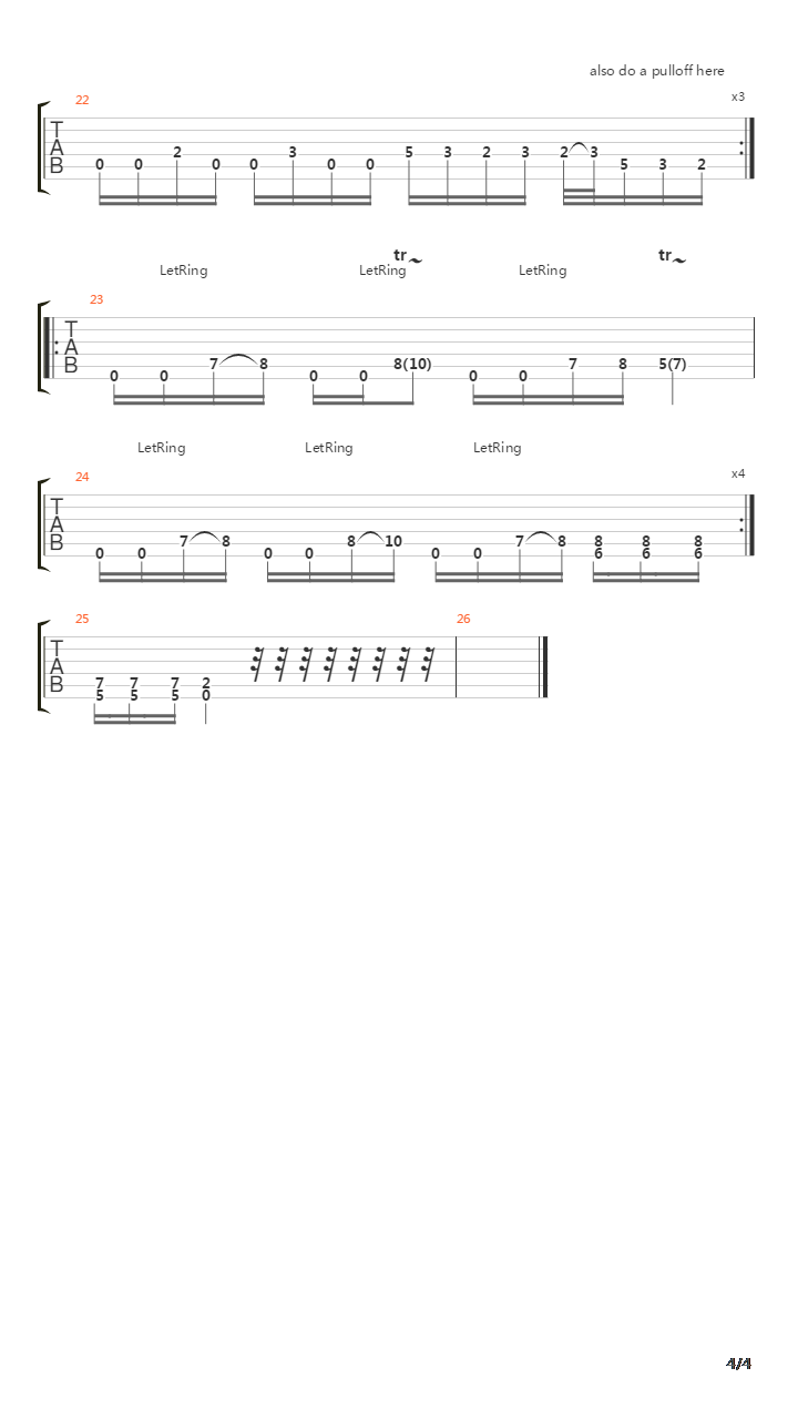 The Crystal Specter吉他谱