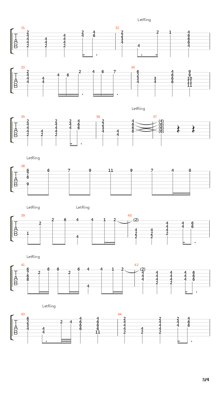 Tu No Sabes吉他谱