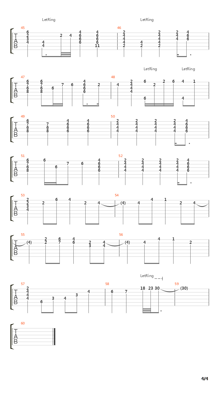 Tu No Sabes吉他谱