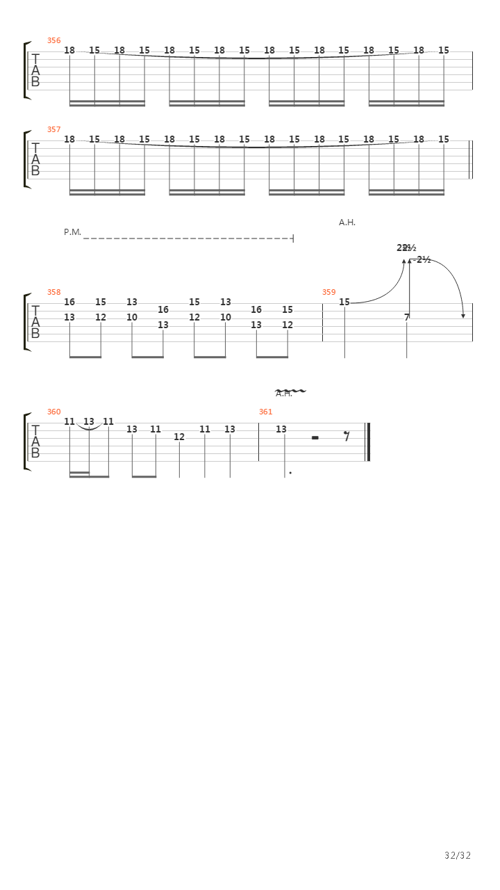 Through The Fire And Flames (One Guitar)吉他谱