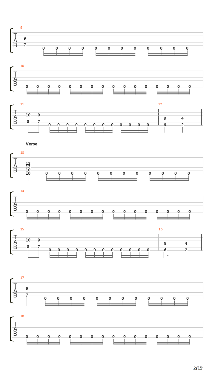 Count The Dead吉他谱