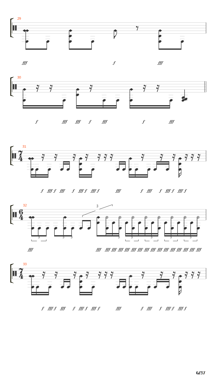 Black Materia Meteor吉他谱