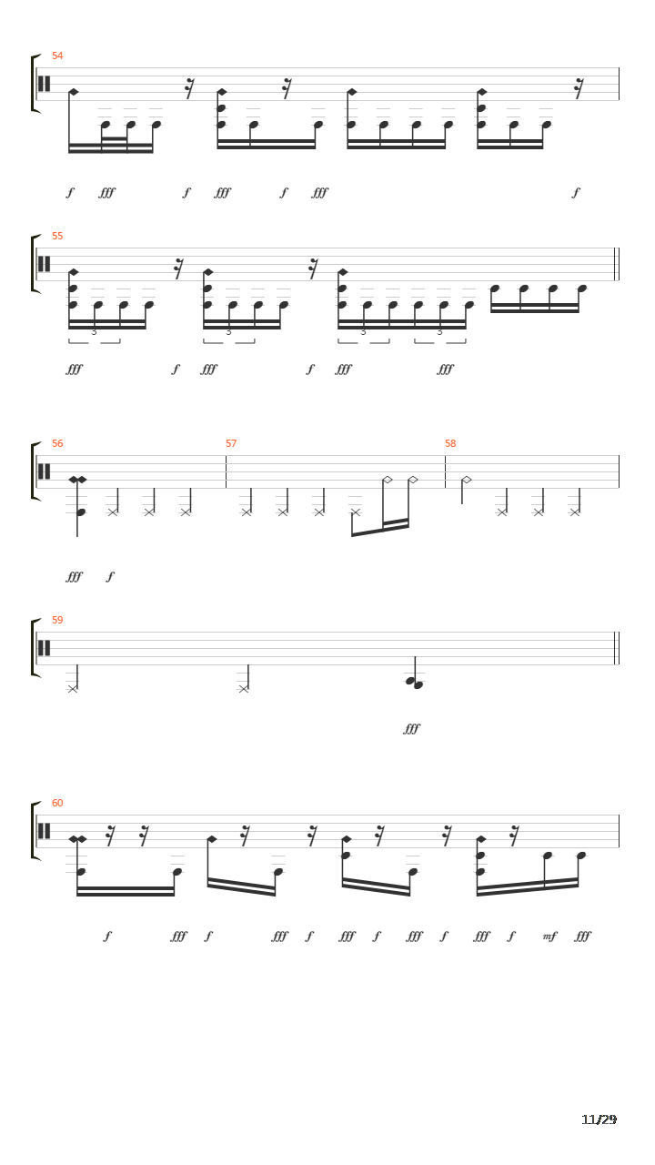 Decimate吉他谱