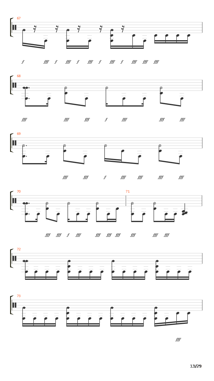 Decimate吉他谱