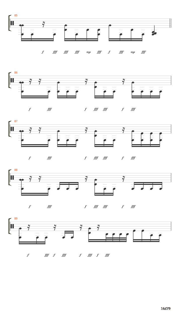 Decimate吉他谱