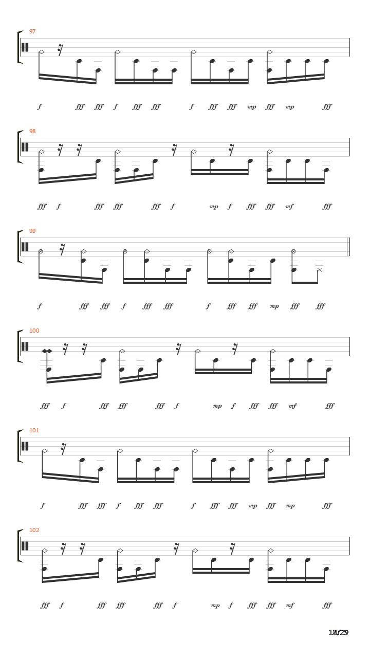 Decimate吉他谱