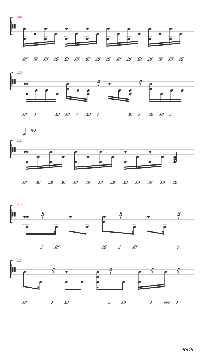 Decimate吉他谱