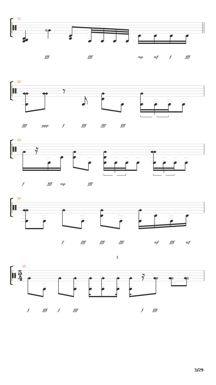 Decimate吉他谱