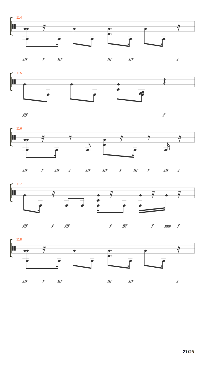 Decimate吉他谱