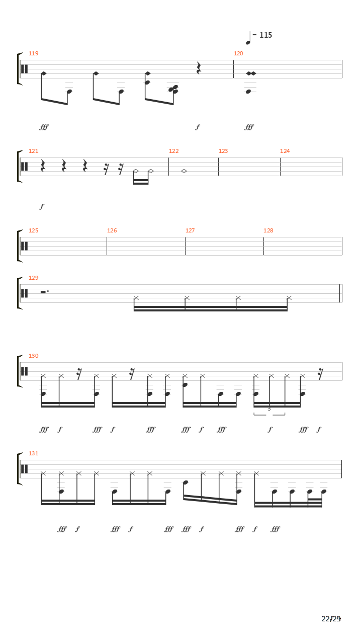 Decimate吉他谱