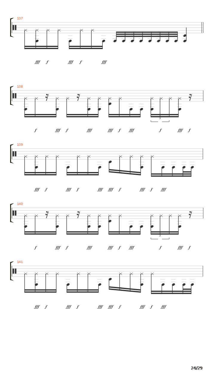 Decimate吉他谱