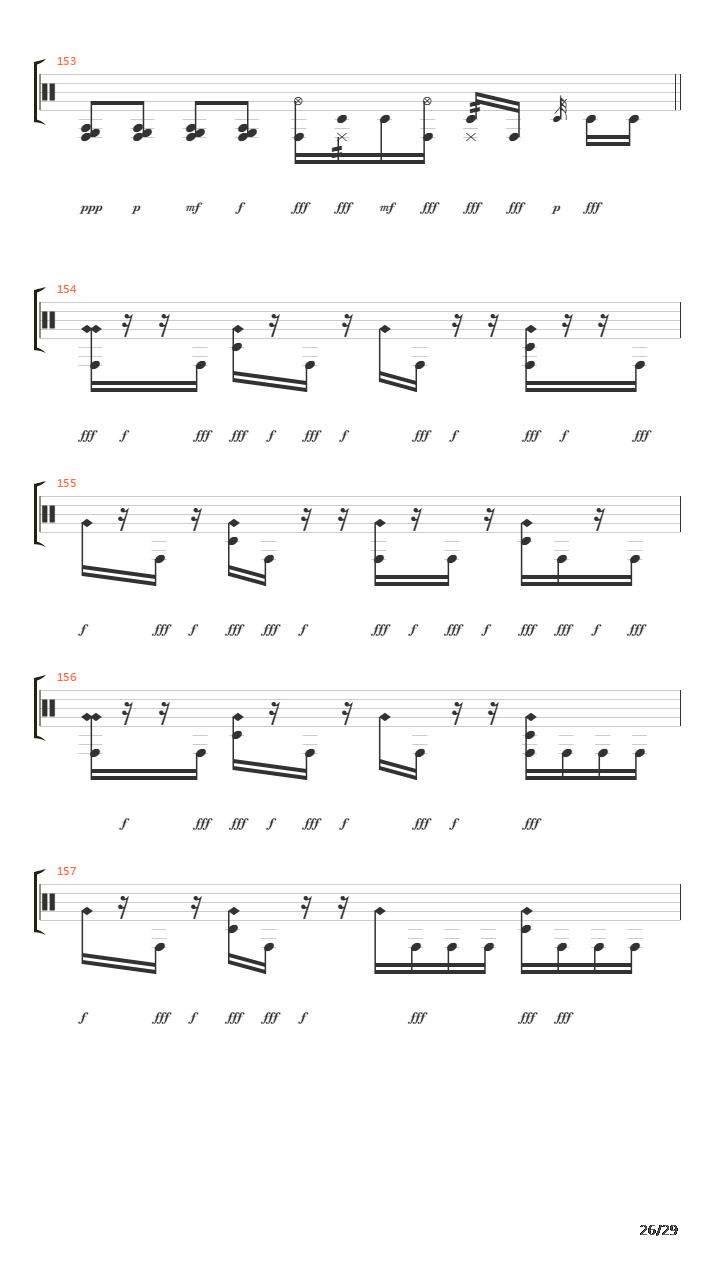 Decimate吉他谱