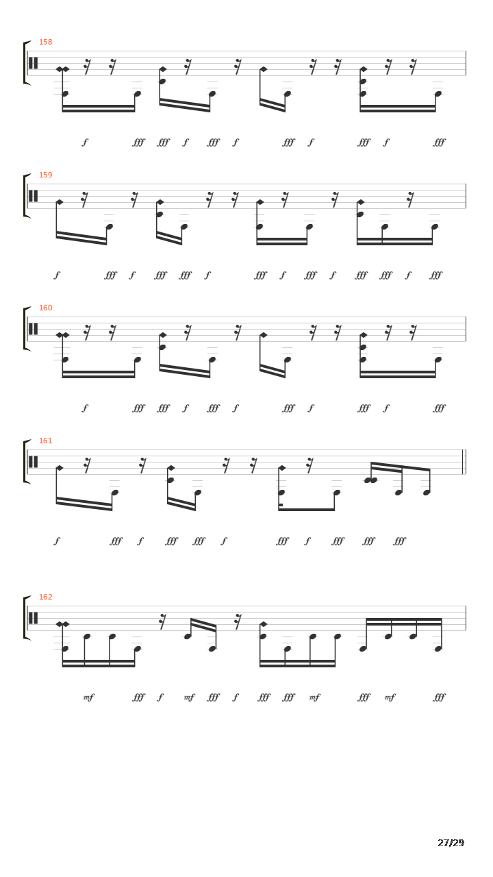 Decimate吉他谱