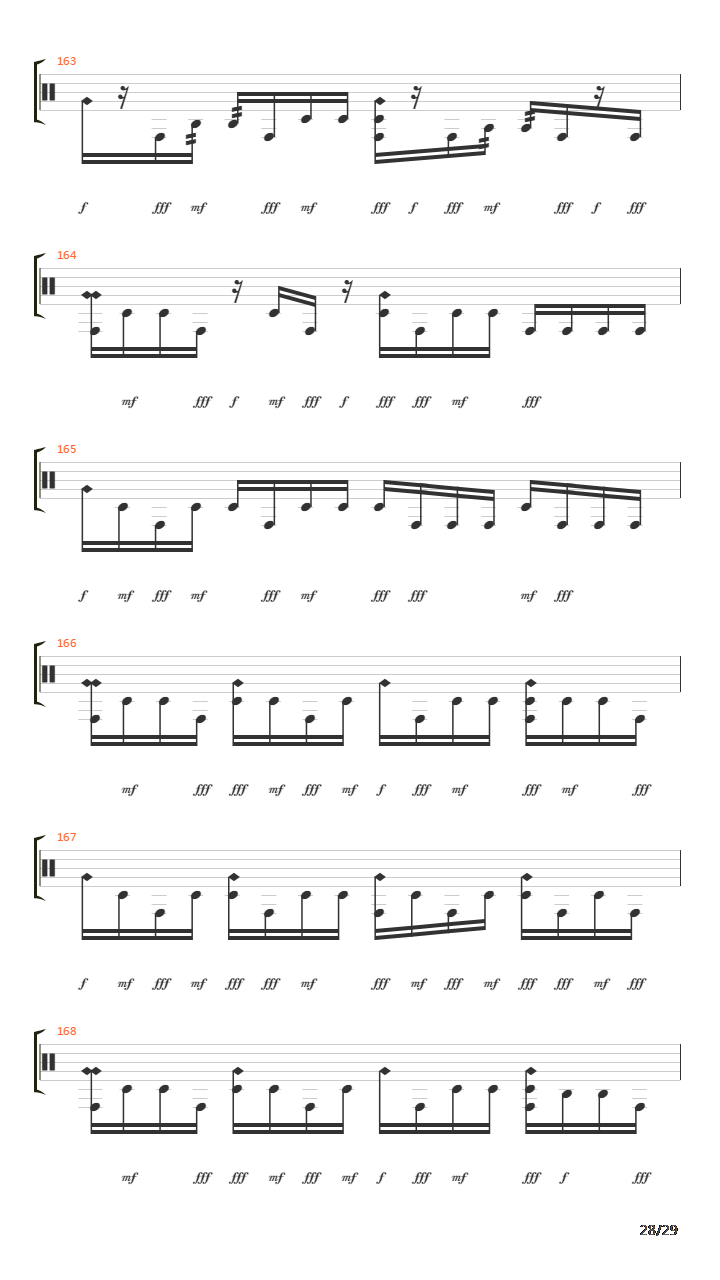 Decimate吉他谱