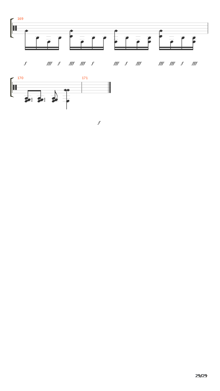 Decimate吉他谱