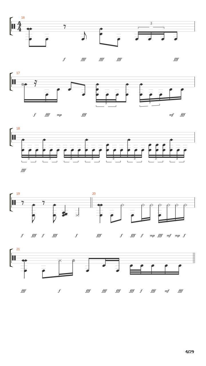 Decimate吉他谱