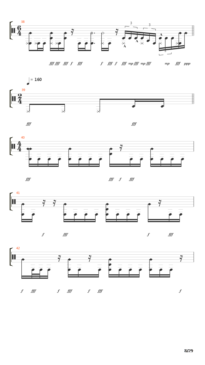 Decimate吉他谱