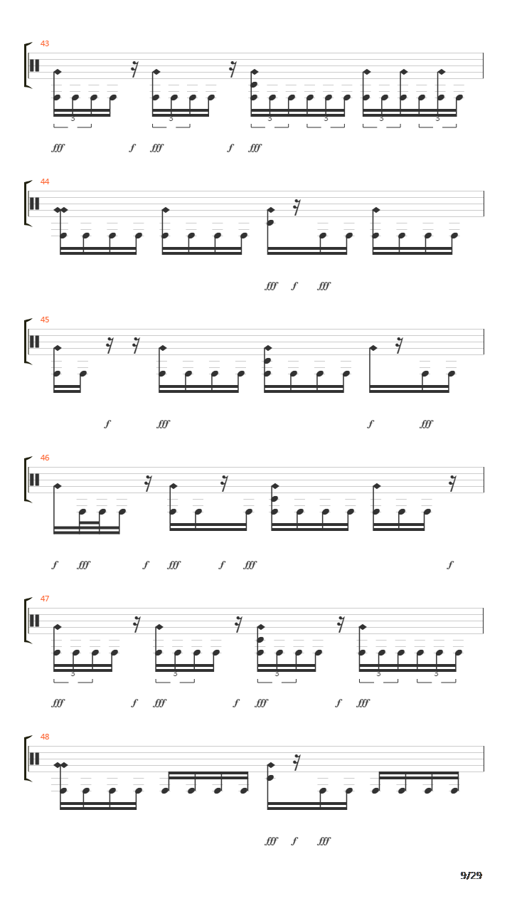 Decimate吉他谱