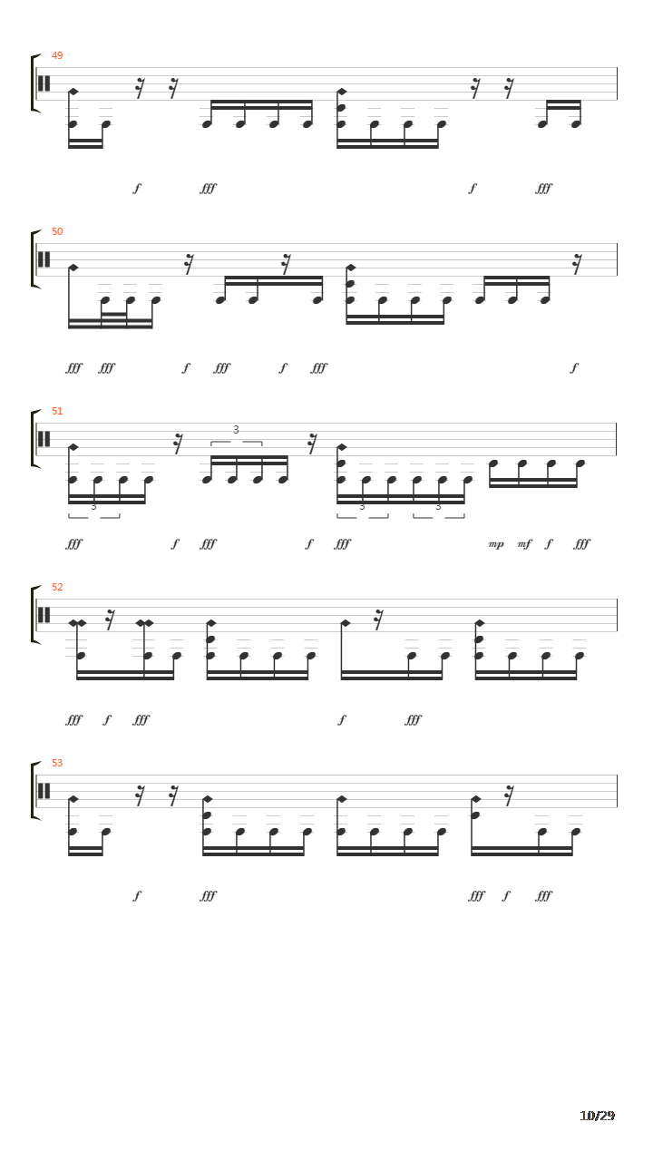 Decimate吉他谱