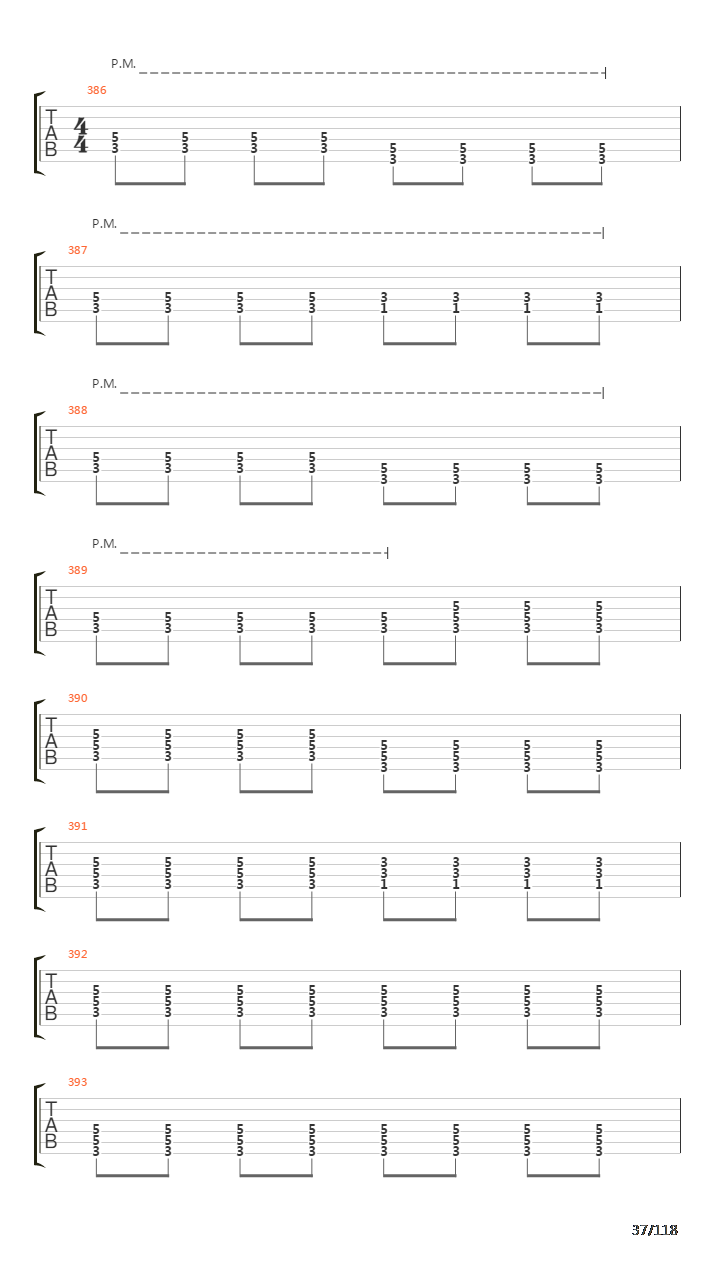 Recipe For Hate吉他谱