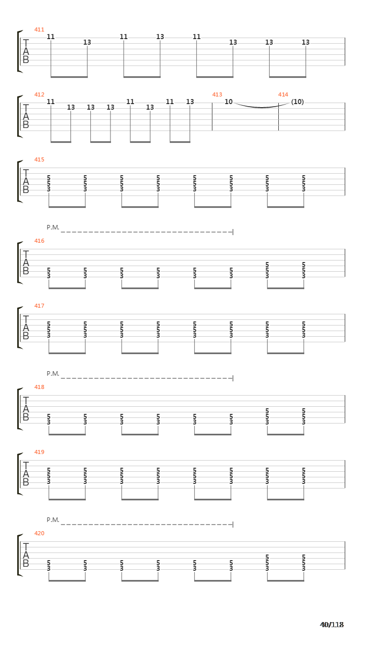 Recipe For Hate吉他谱