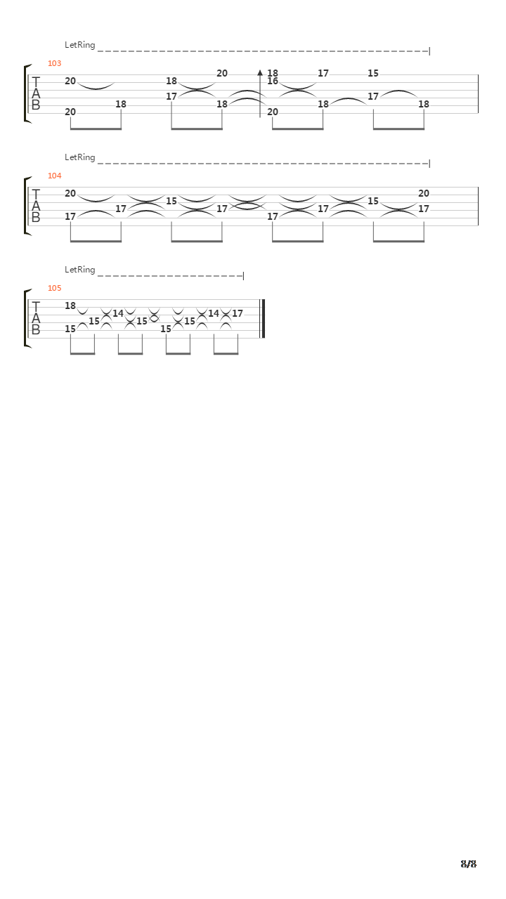 Agony吉他谱