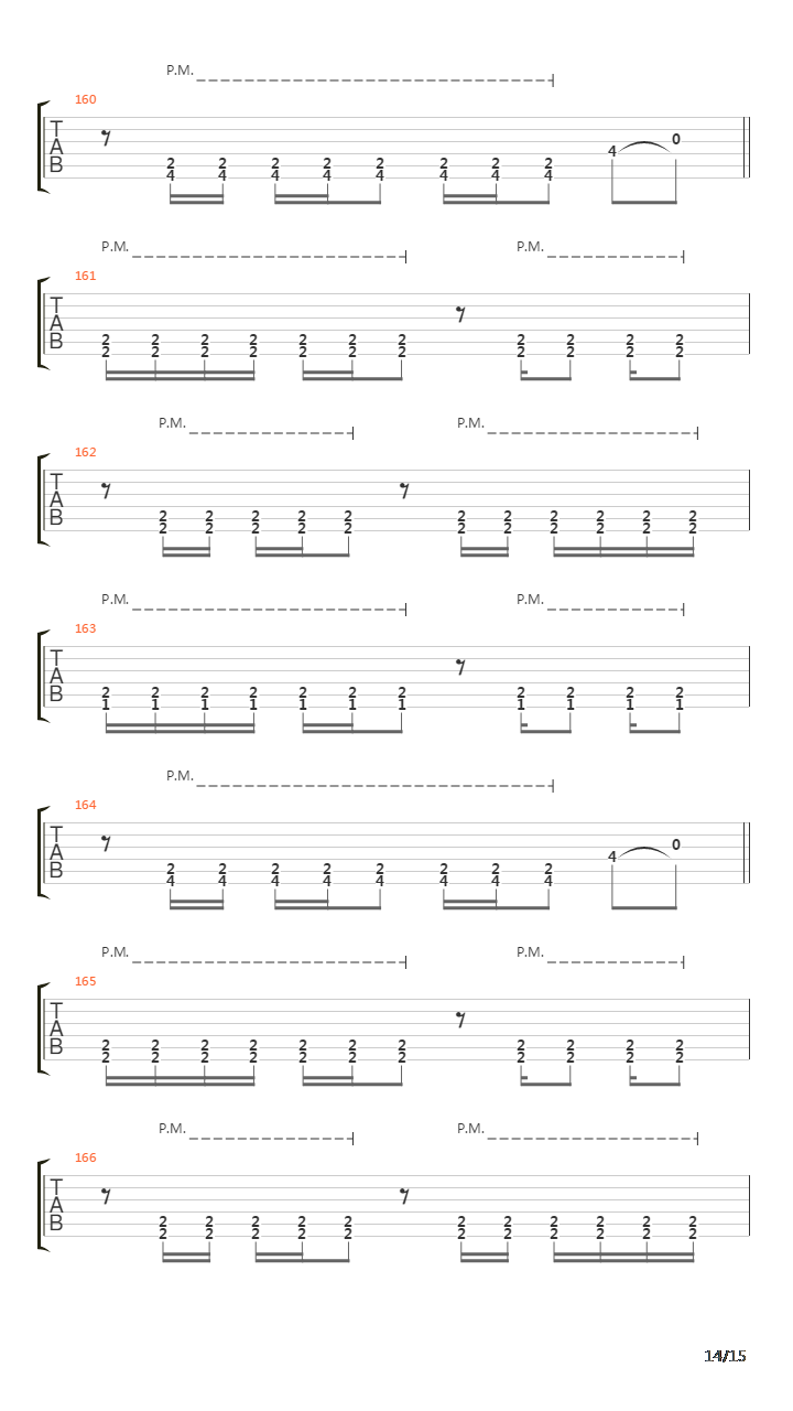 Separating The Seas吉他谱