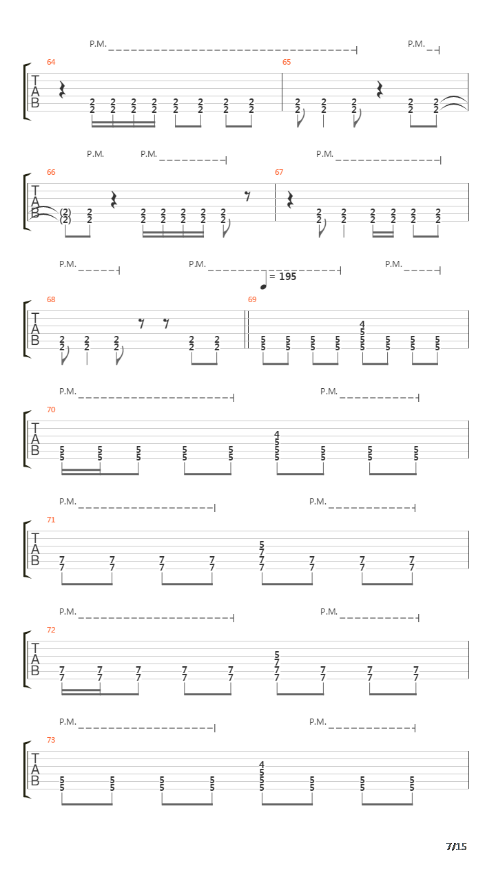 Separating The Seas吉他谱