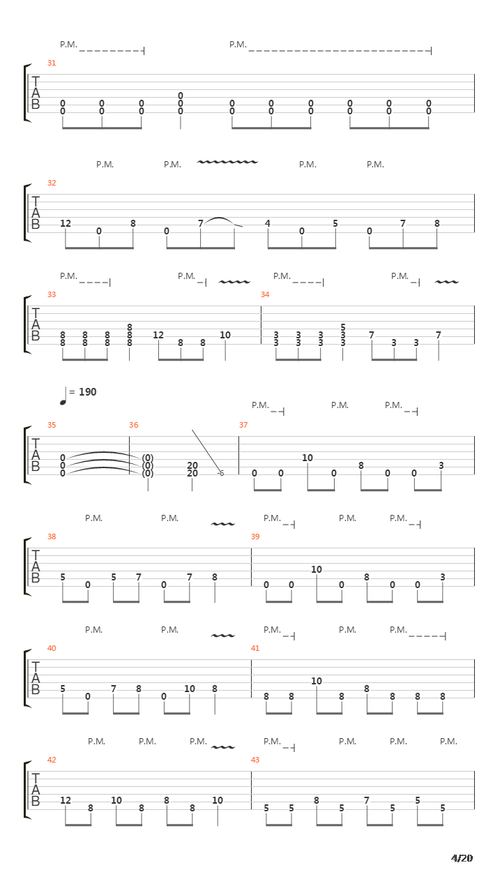 Here Comes The Pain吉他谱