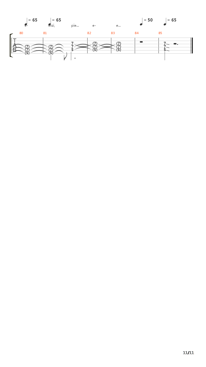 Femeia吉他谱