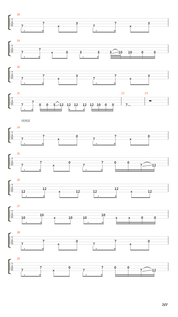 Take Out The Gunman吉他谱