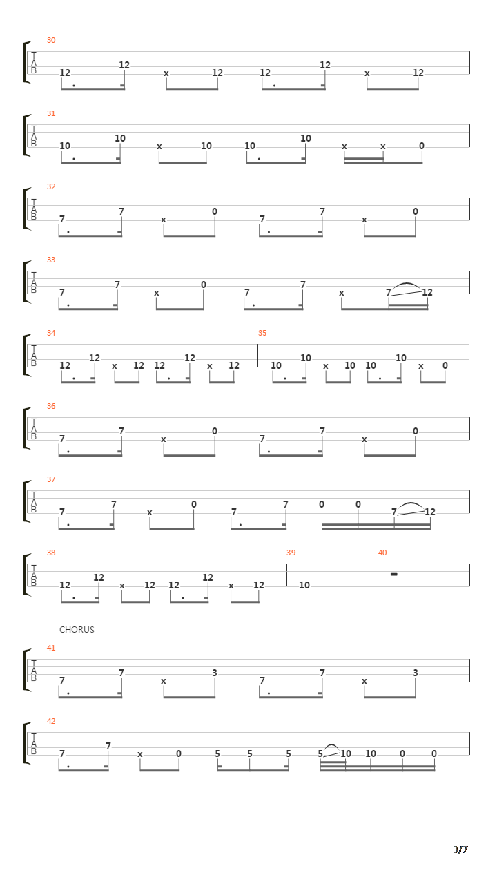 Take Out The Gunman吉他谱