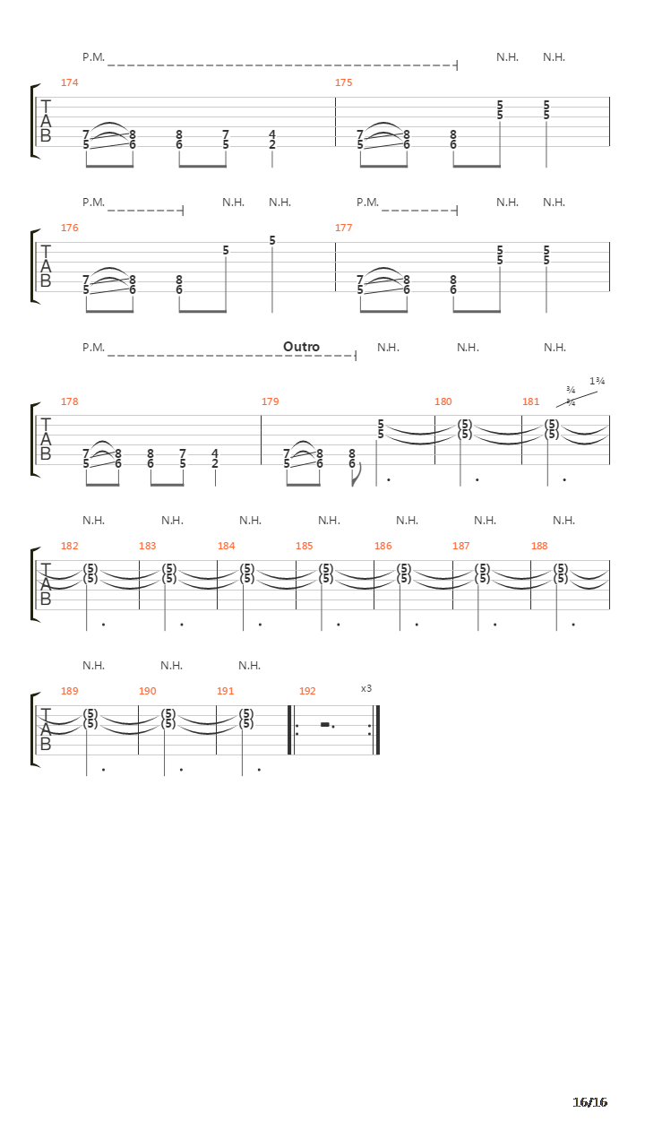 Carrionshine吉他谱