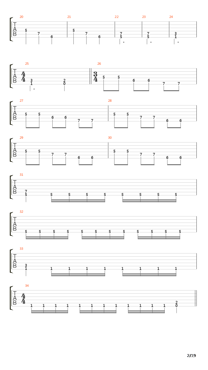 Kolobos吉他谱