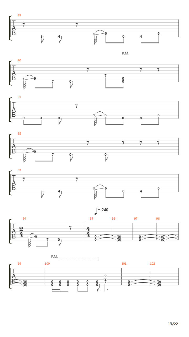 Follow The Signs吉他谱