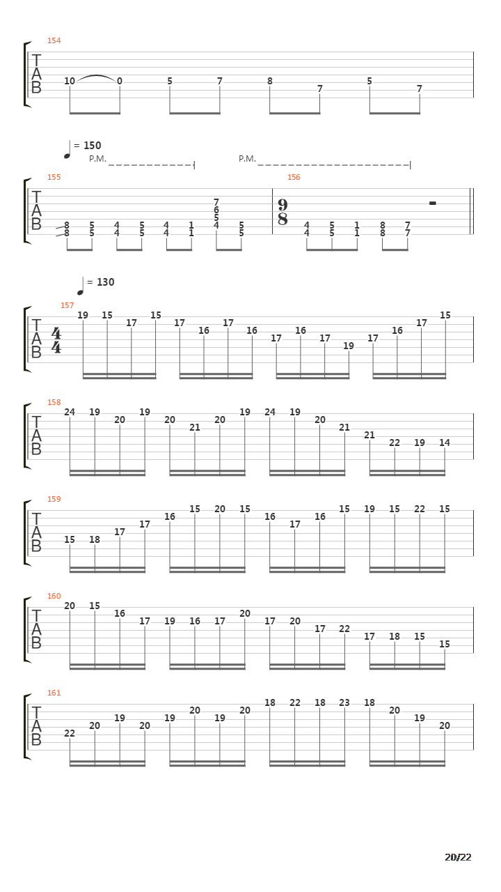 Follow The Signs吉他谱